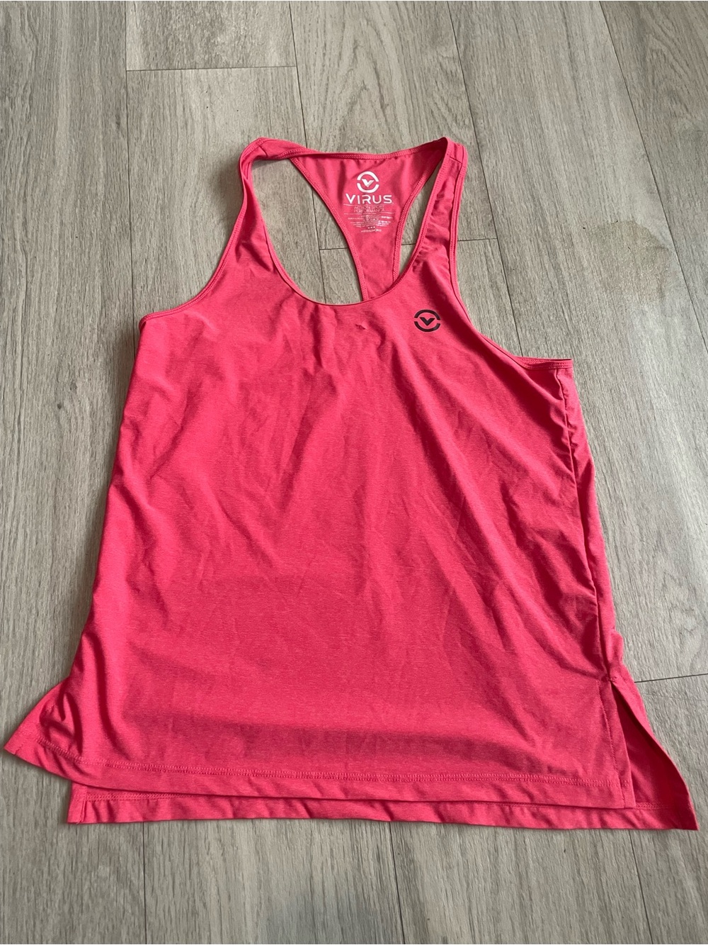 Virus Women's Bright Pink Racerback Tank